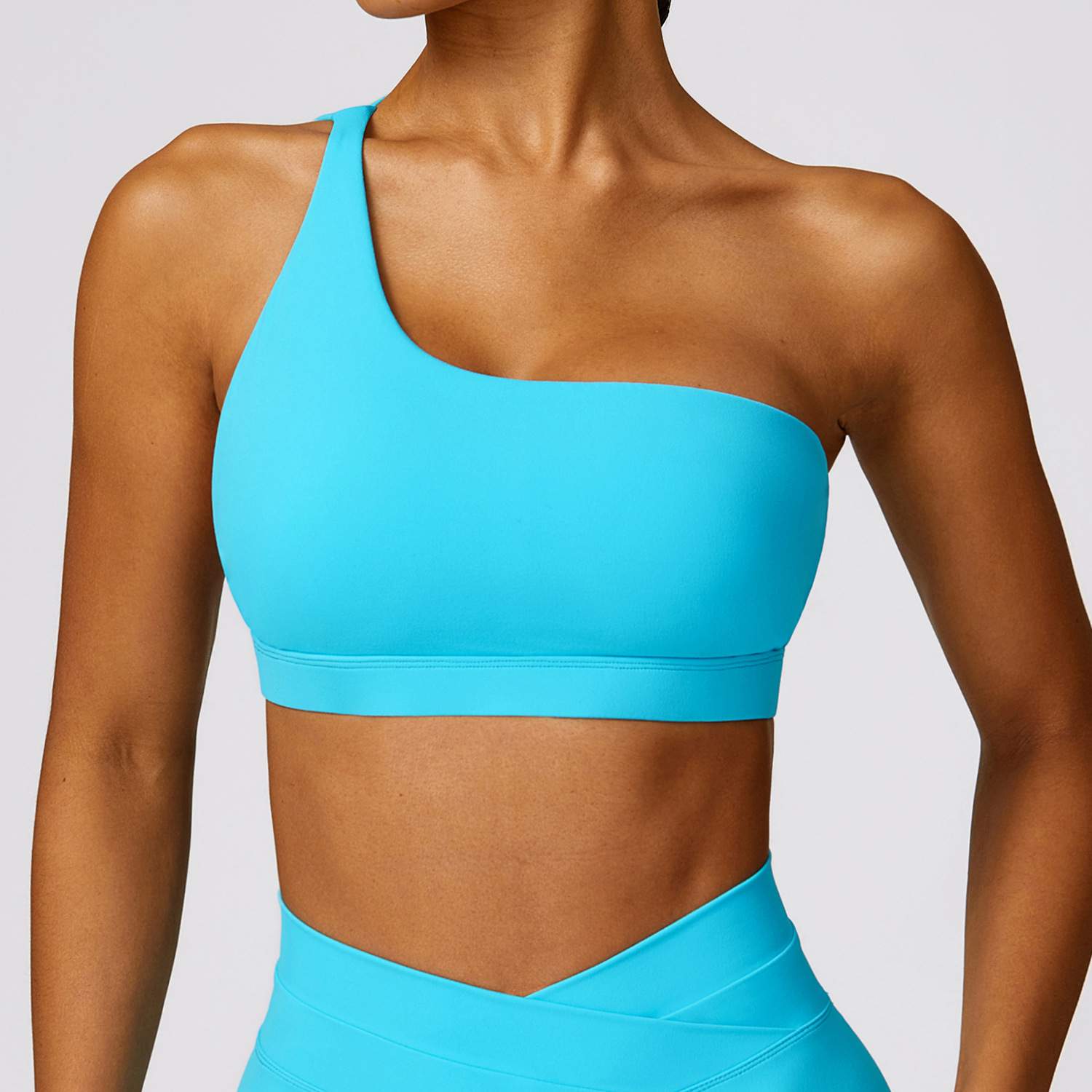 One Shoulder Quick Drying Sports Bra