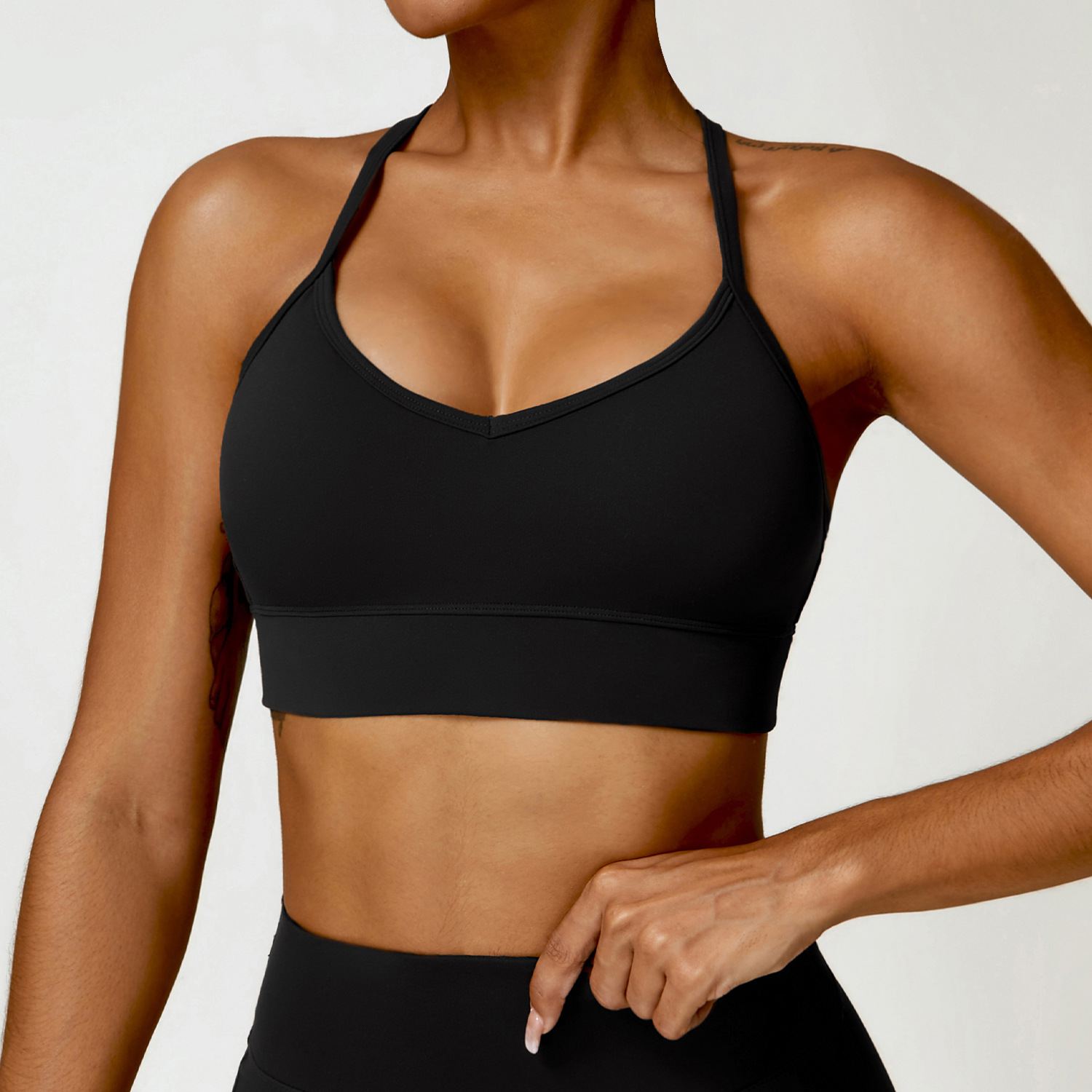 Cross Back Fitness Yoga Sports Bra