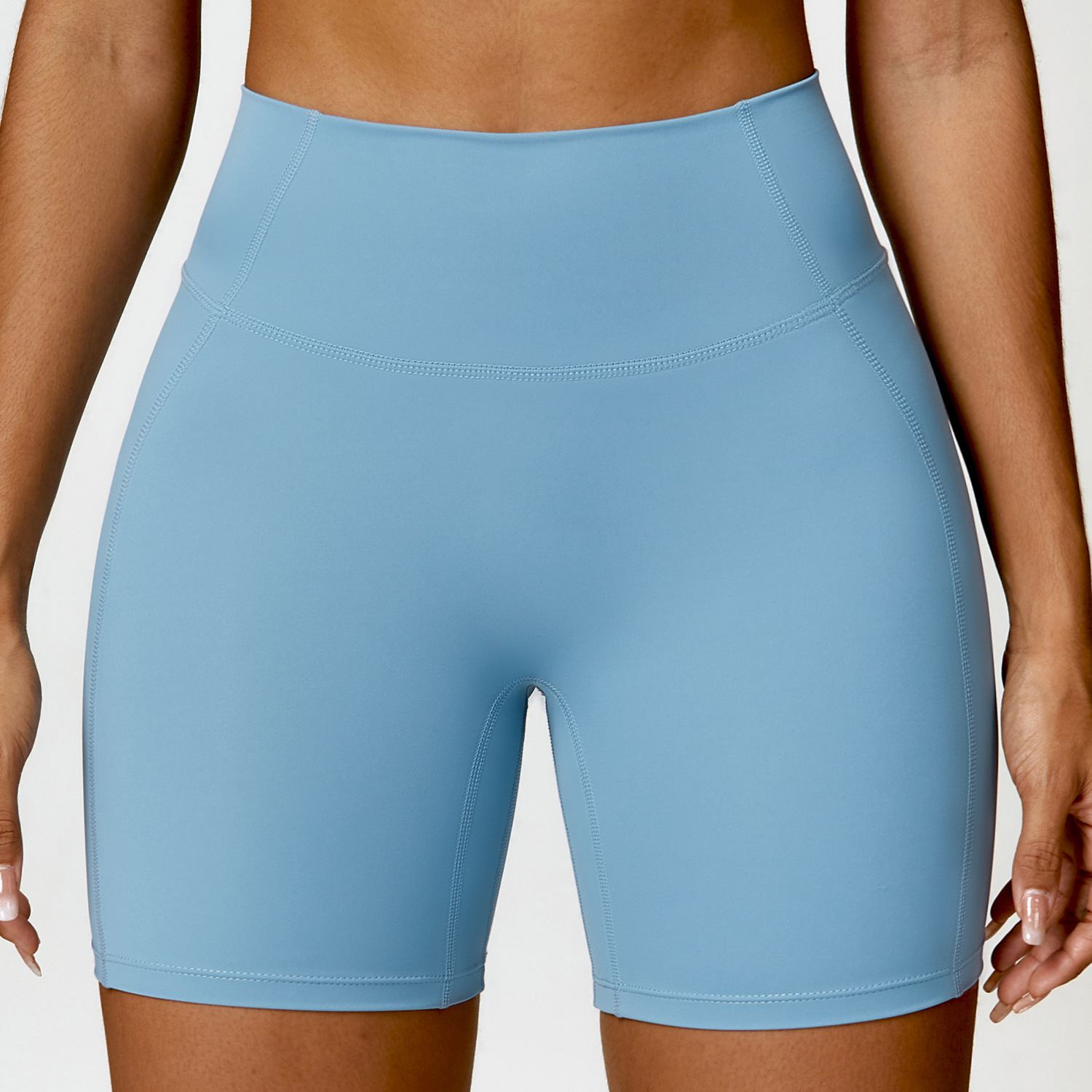 High-Waist Yoga Sports Shorts