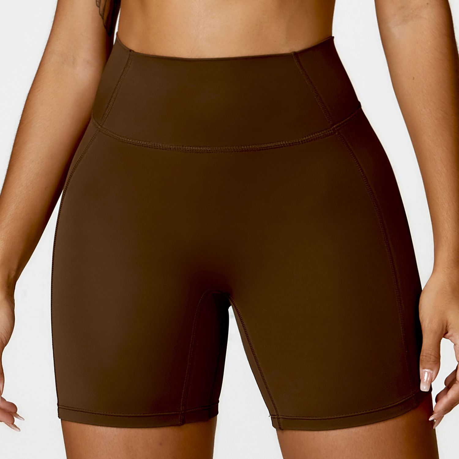 High-Waist Yoga Sports Shorts