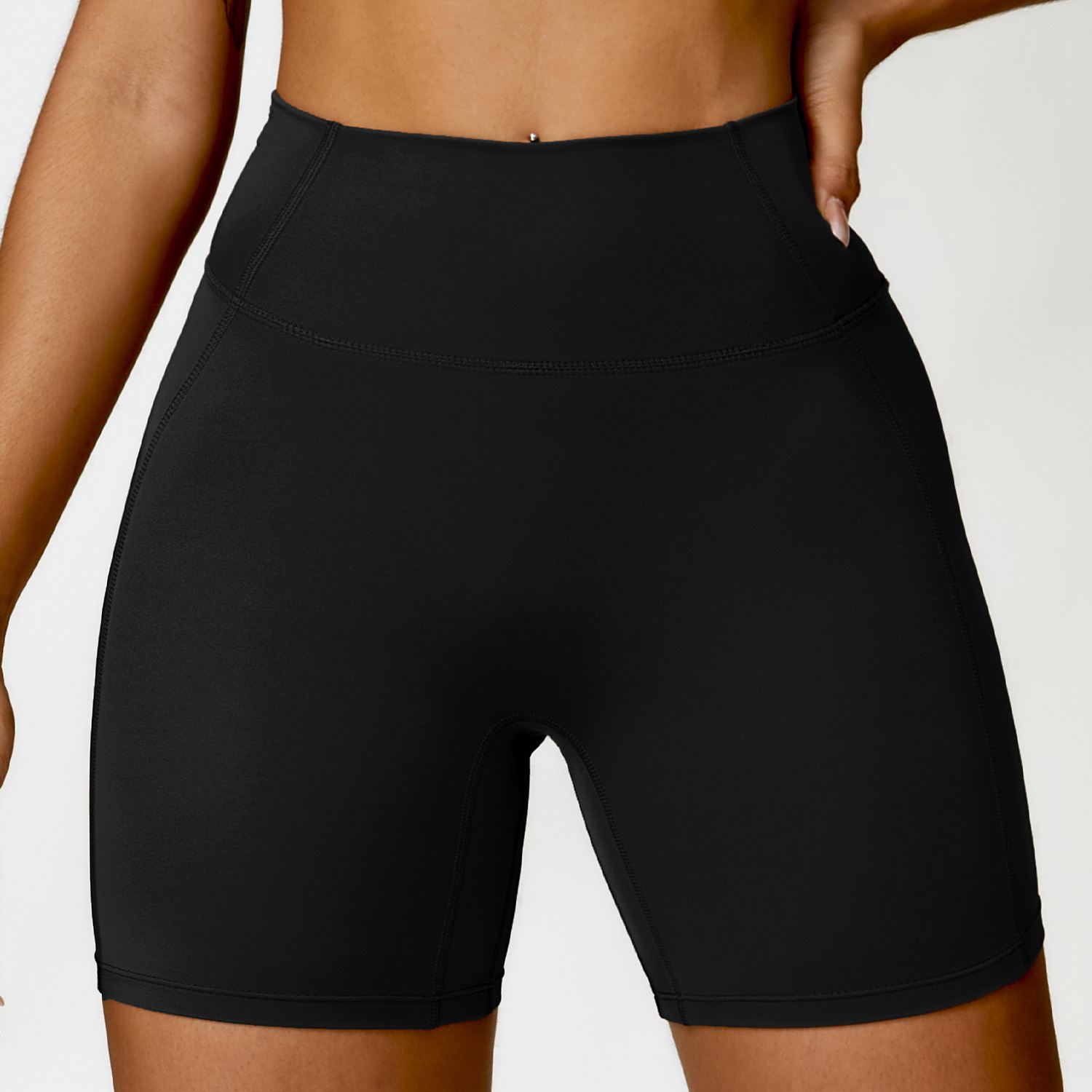 High-Waist Yoga Sports Shorts