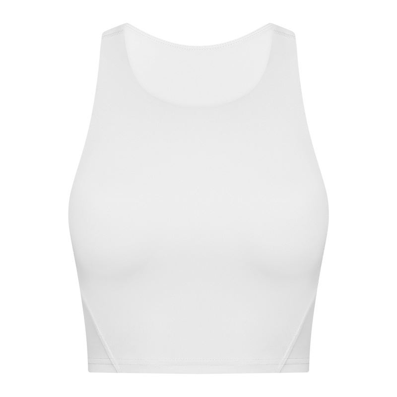 Round Neck Padded Sports Bra