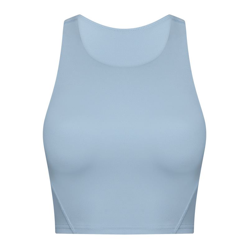 Round Neck Padded Sports Bra