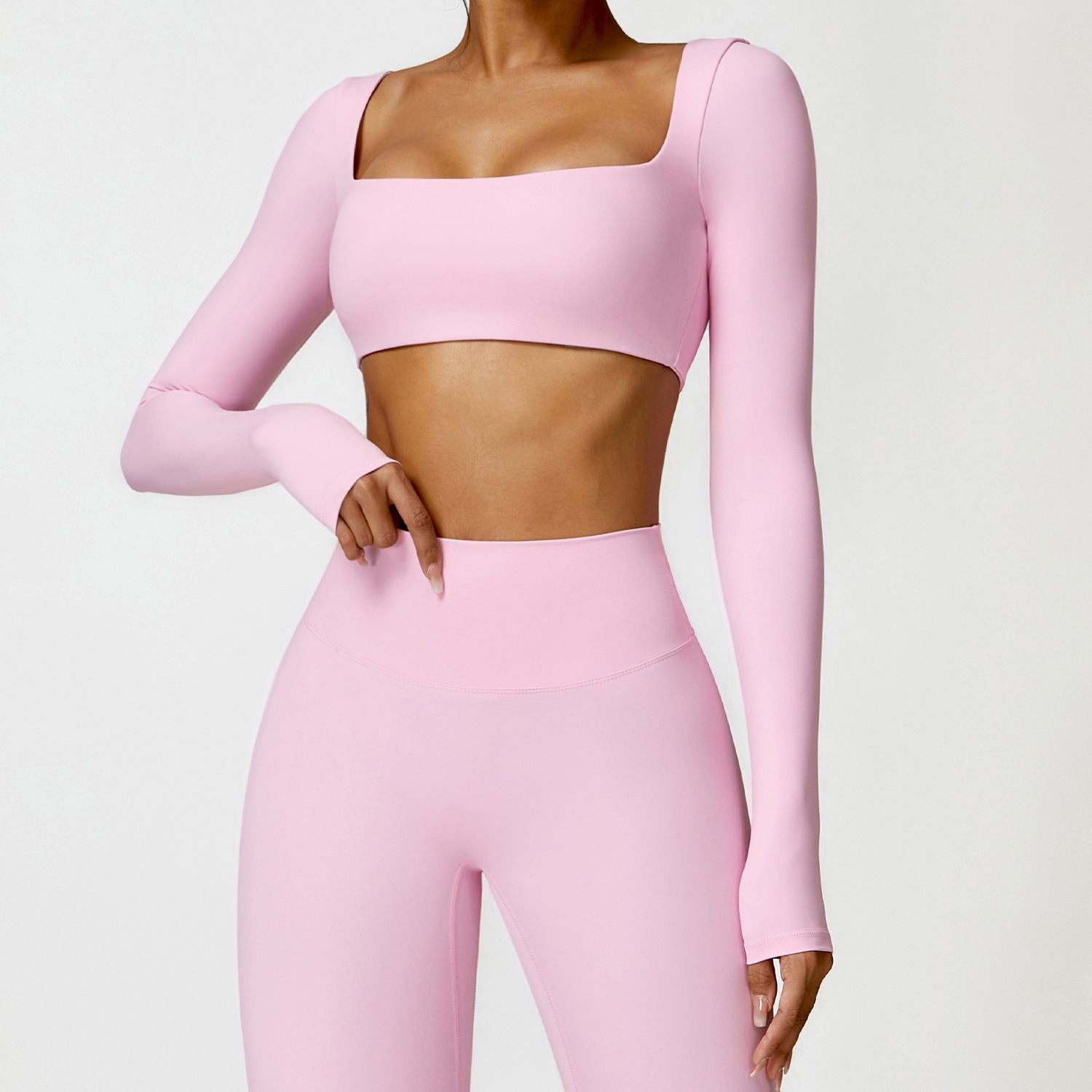 Winter Long Sleeve Yoga Running Top