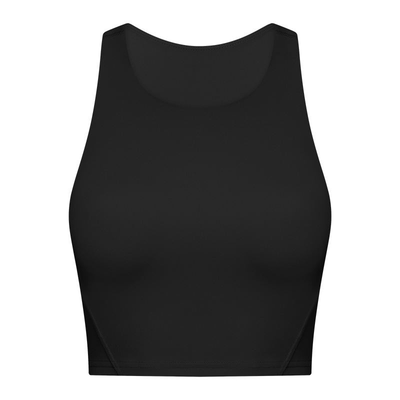 Round Neck Padded Sports Bra